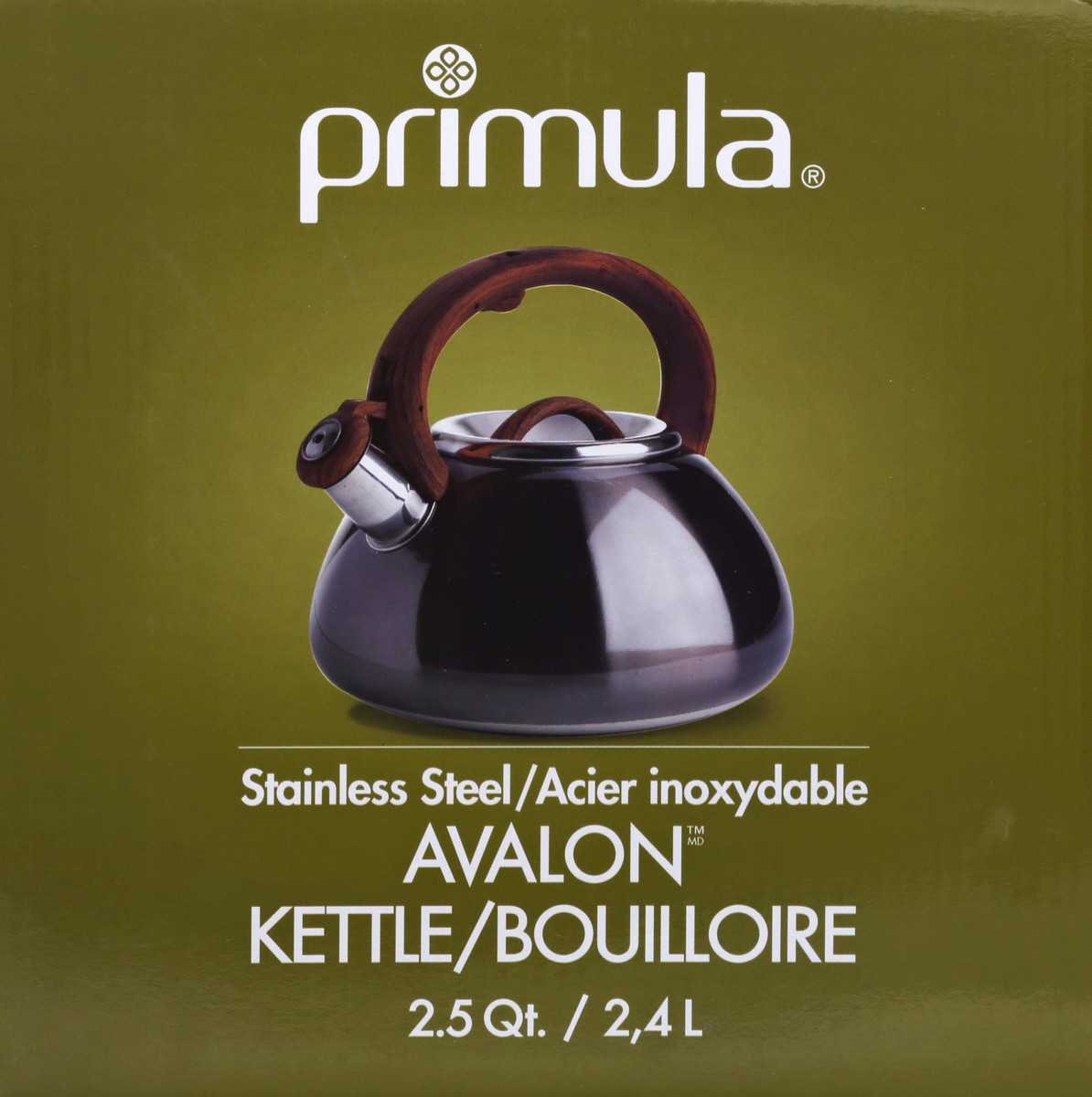 slide 3 of 4, Primula 2.5 Quart Gunmetal Whistling Kettle 1 ea, 1 ct