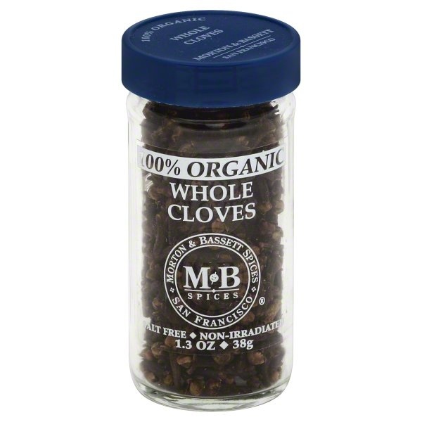 slide 1 of 1, Morton & Bassett 100% Organic Whole Cloves, 1.3 oz