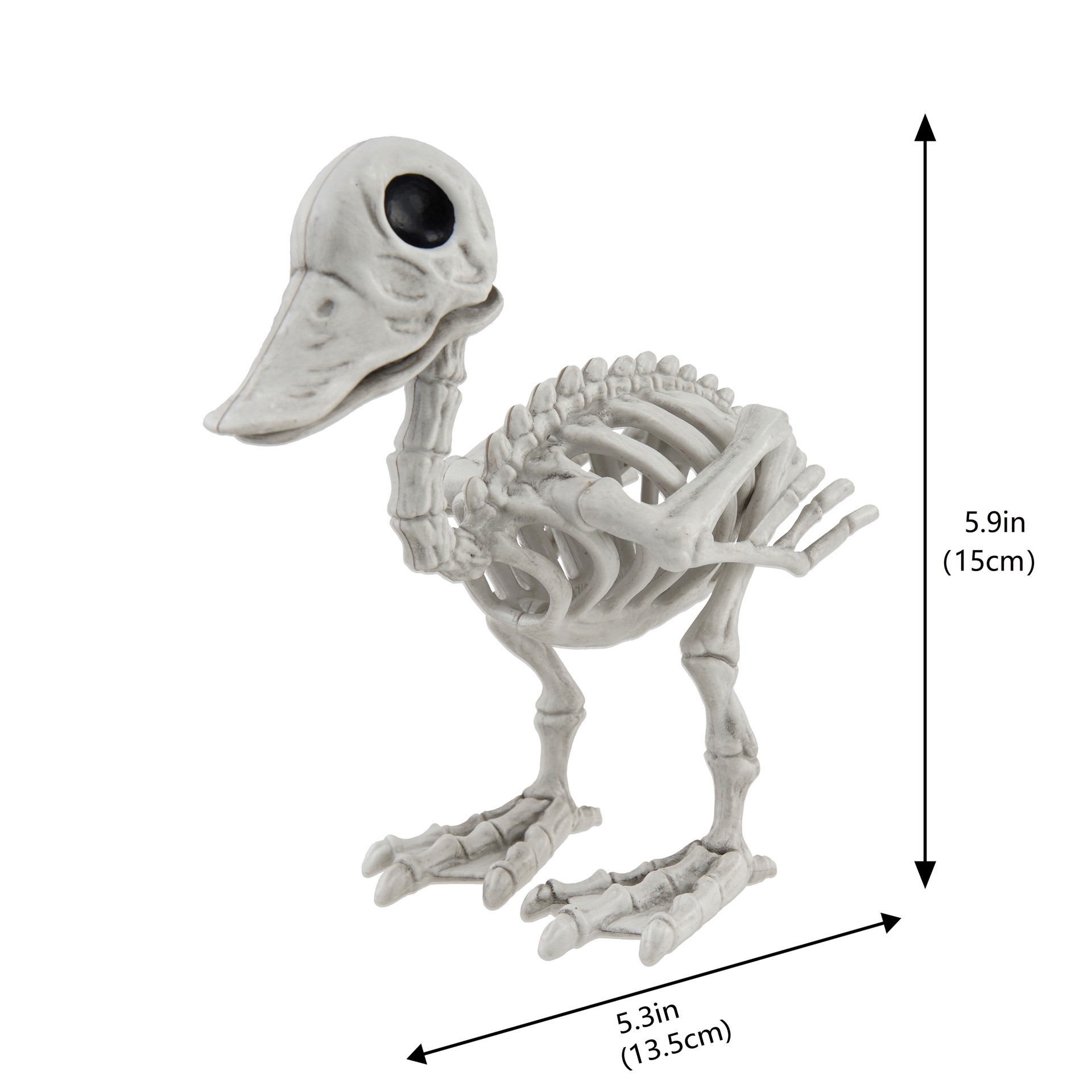 slide 3 of 3, 5" Duck Skeleton Decor By Ashland, 5 in