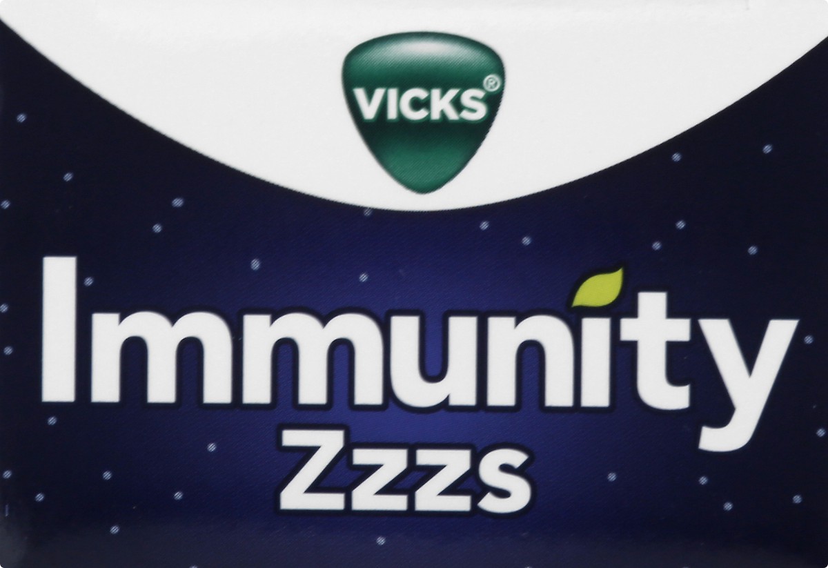 slide 4 of 9, Vicks Chewable Tablets Elderberry Immunity Zzzs 28 ea, 28 ct