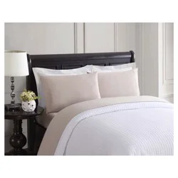 London Fog Solid Tan Full Sheet set