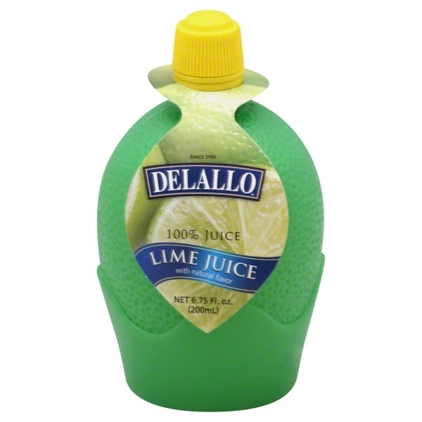 slide 1 of 1, DeLallo 100% Lime Juice, 6.75 fl oz