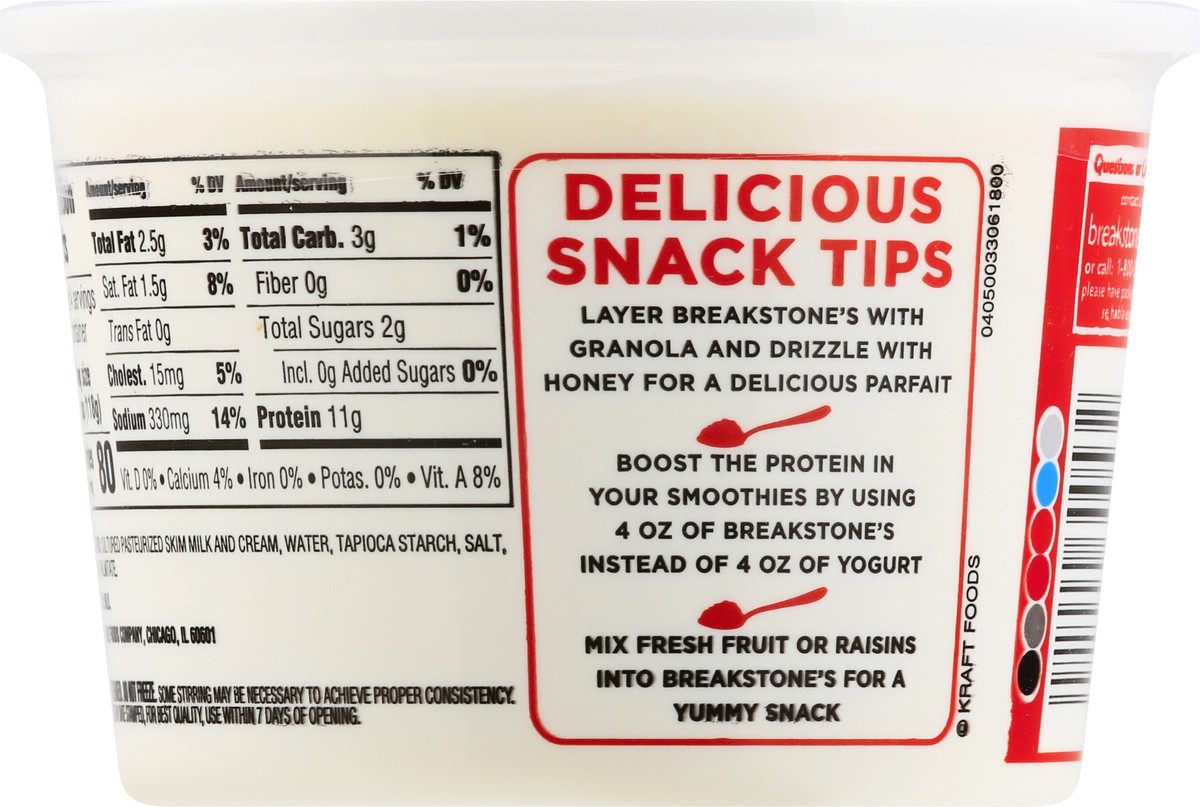 slide 3 of 10, Breakstone's Lowfat Large Curd Cottage Cheese with 2% Milkfat, 16 oz Tub, 16 oz