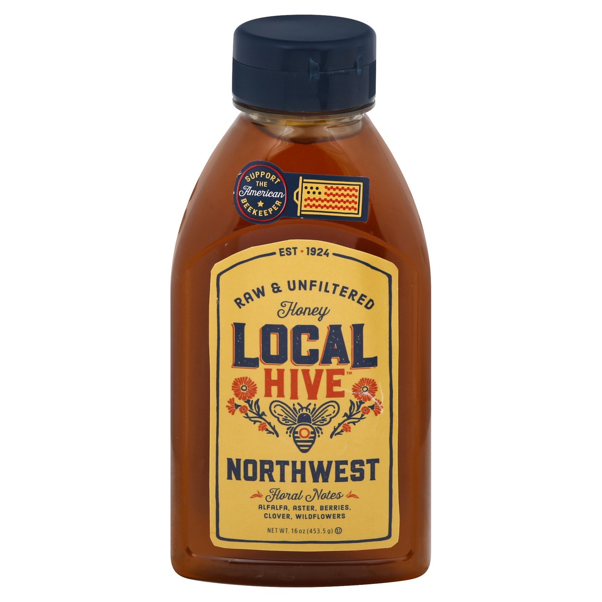 slide 9 of 12, Local Hive Raw & Unfiltered Northwest Honey 16 oz, 16 oz