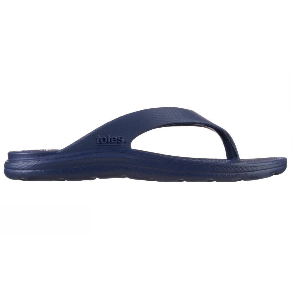 slide 4 of 5, totes Womens Sol Bounce Ara Thong Sandals - Navy Blue, 1 ct