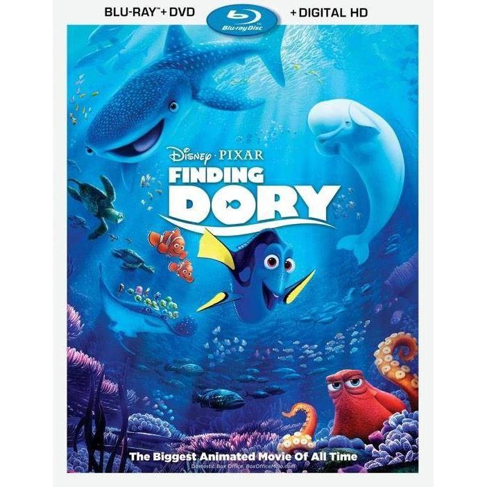 slide 1 of 1, Finding Dory (Blu-ray + DVD + Digital), 1 ct