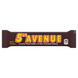 5th Avenue Rich Chocolate Coated Crunchy Peanut Butter Candy Bar, 2 oz