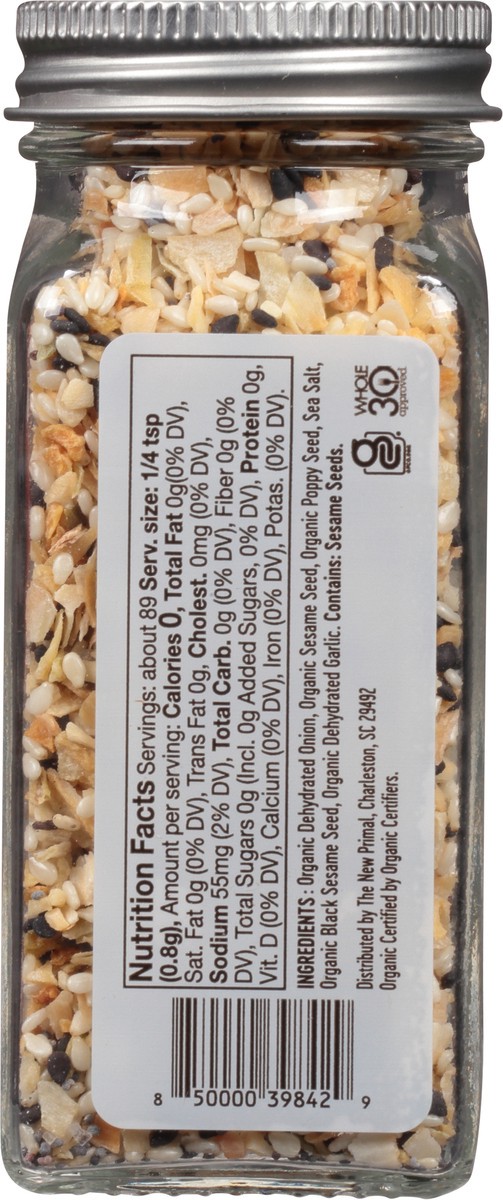 slide 5 of 9, The New Primal Noble Made Seasoning, Organic, Everything Bagel, 2.5 oz