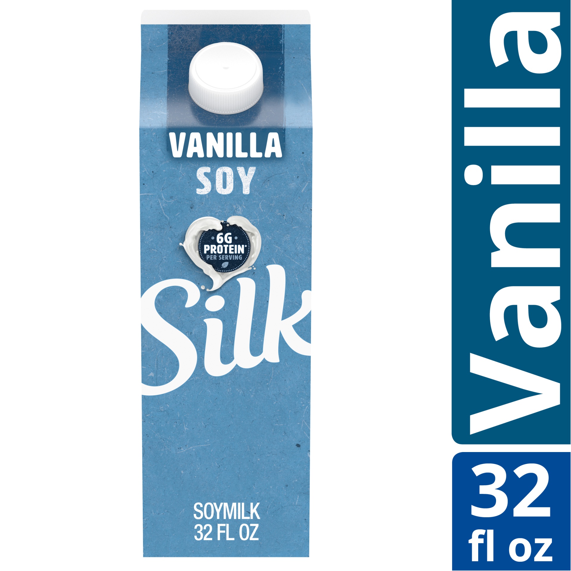 slide 1 of 7, Silk Vanilla Soy Milk, 1 qt