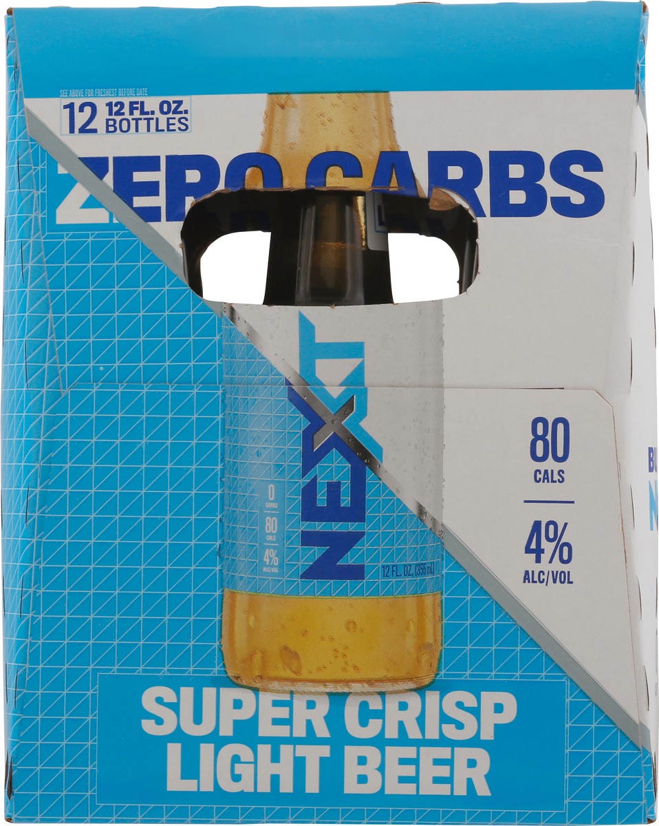 slide 7 of 9, Bud Light Next Zero Carbs American Lager Beer 12 Pack, 12 fl oz Bottles, 12 ct