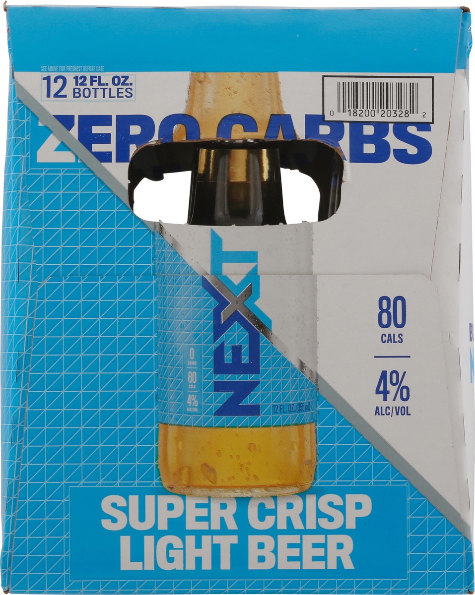 slide 6 of 9, Bud Light Next Zero Carbs American Lager Beer 12 Pack, 12 fl oz Bottles, 12 ct