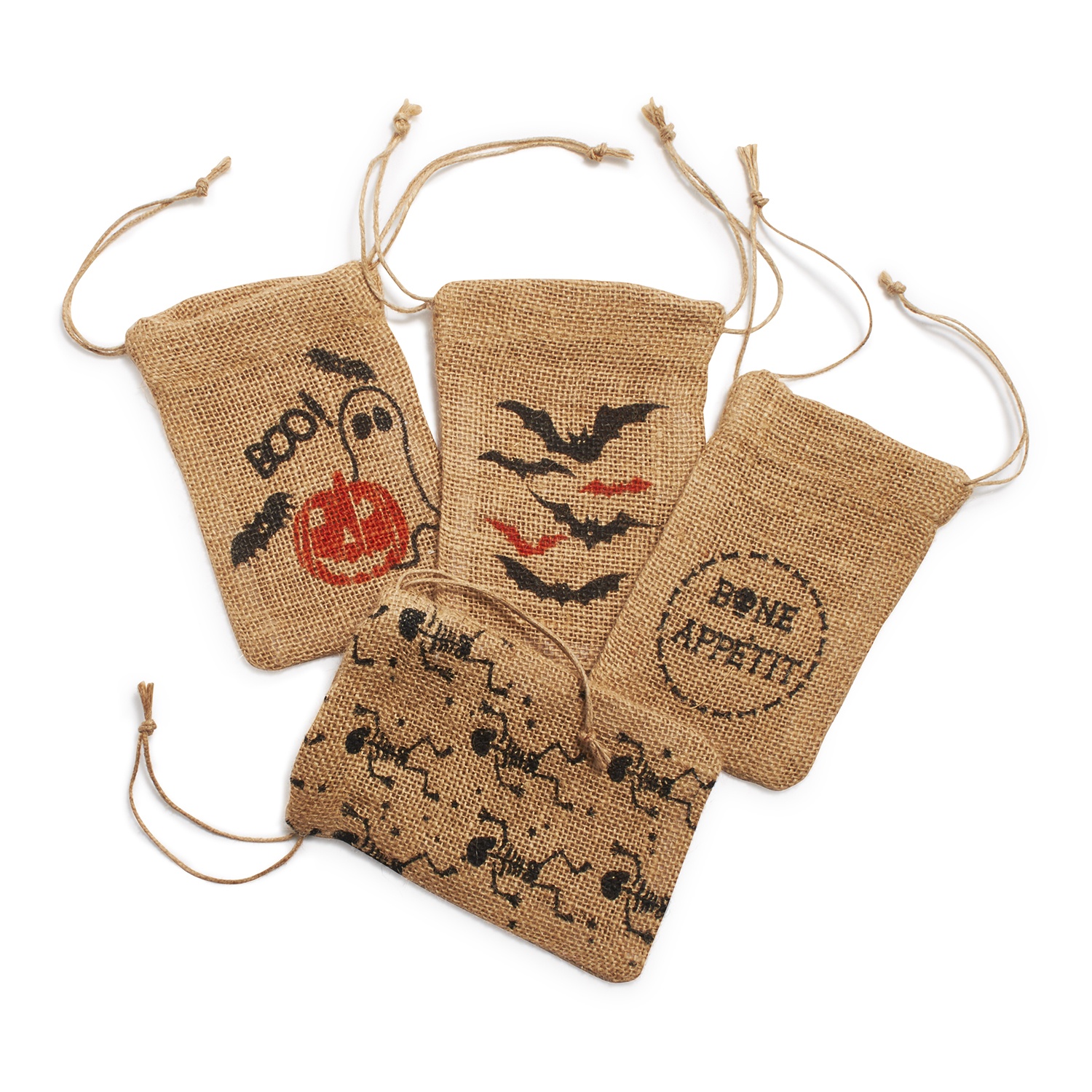 slide 1 of 1, Sur La Table Halloween Treat Bags, 4 ct