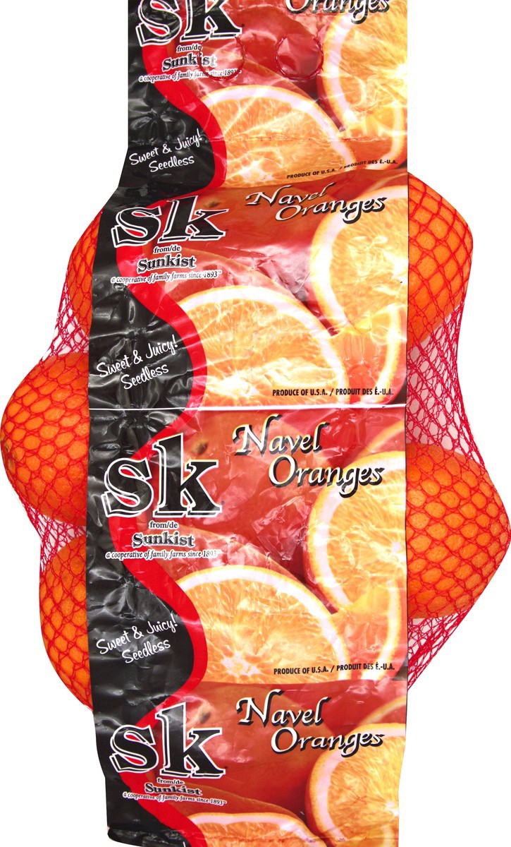 slide 5 of 5, Sunkist Oranges, Navel, 4 lb