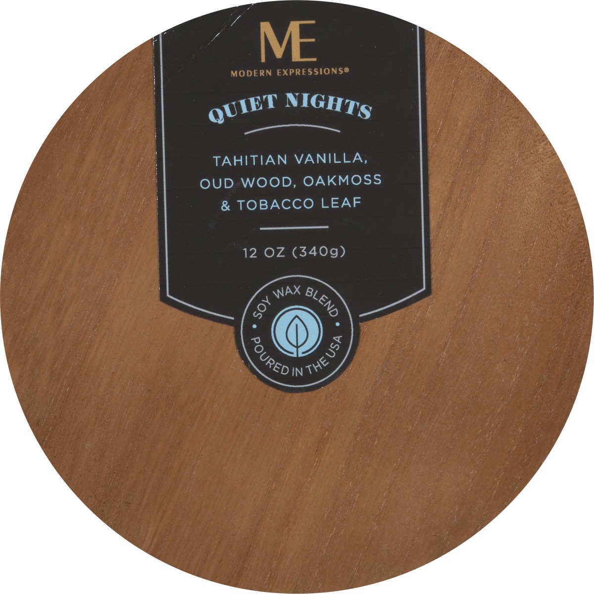 slide 3 of 9, Modern Expressions Quiet Nights Candle 1 ea, 1 ct
