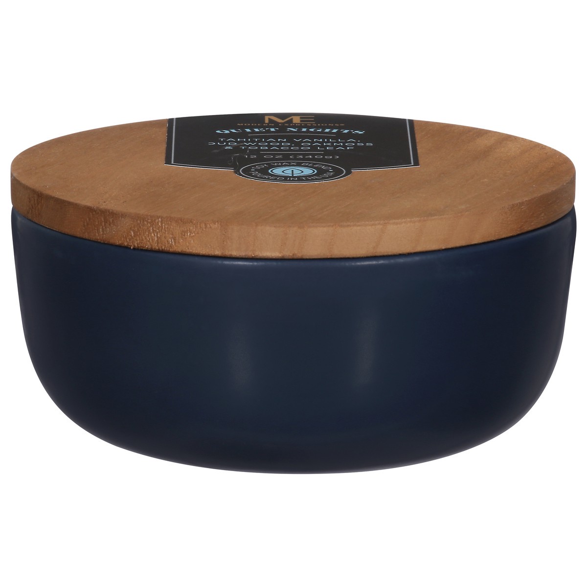 slide 1 of 9, Modern Expressions Quiet Nights Candle 1 ea, 1 ct