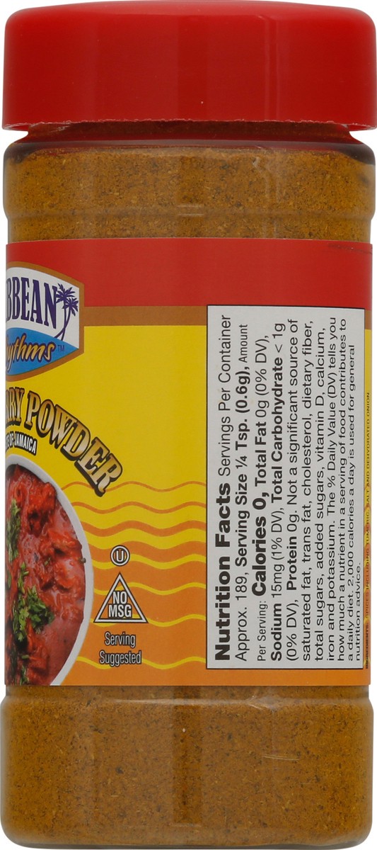 slide 6 of 13, Caribbean Rhythms Curry Powder Mild - 5 Oz, 5 oz