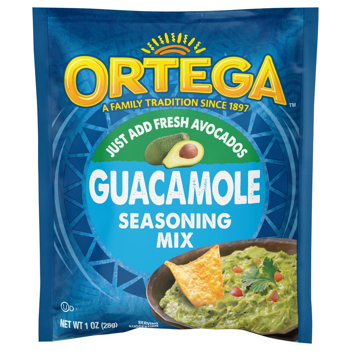 slide 10 of 12, Ortega Guacamole Seasoning Mix, Kosher, 1 oz, 1 oz