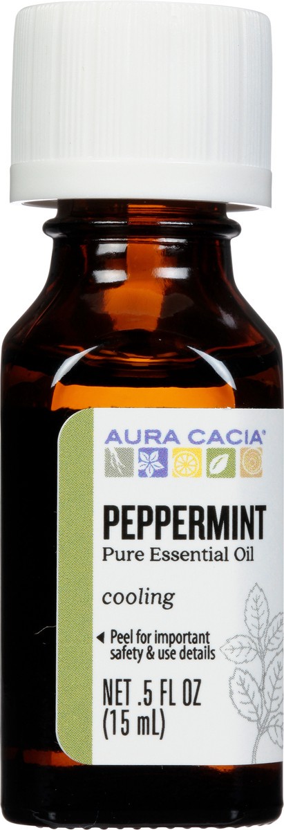 slide 2 of 13, Aura Cacia Peppermint Essential Oil, 0.5 oz