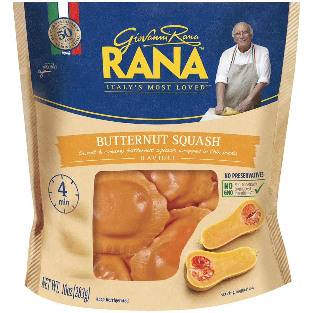 slide 3 of 5, Giovanni Rana Butternut Squash Ravioli, 10 oz