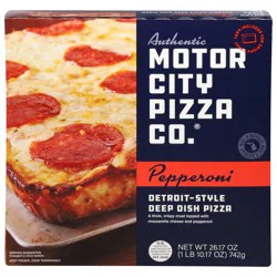 Motor City Detroit Style Deep Dish Pepperoni Pizza, 26.17 Oz