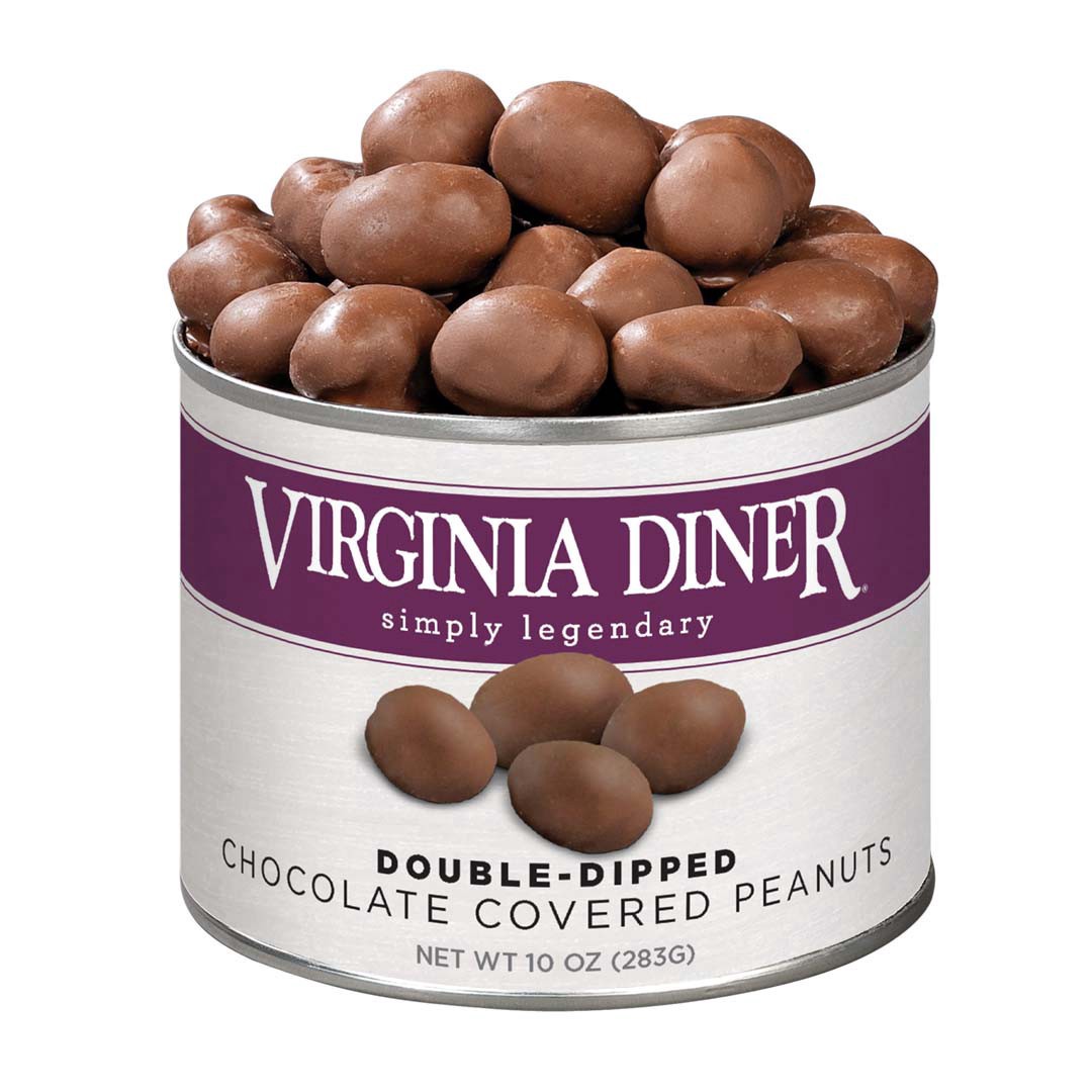 slide 1 of 1, Virginia Diner Chocolate Covered Peanuts, Double-Dipped - 10 oz, 10 oz