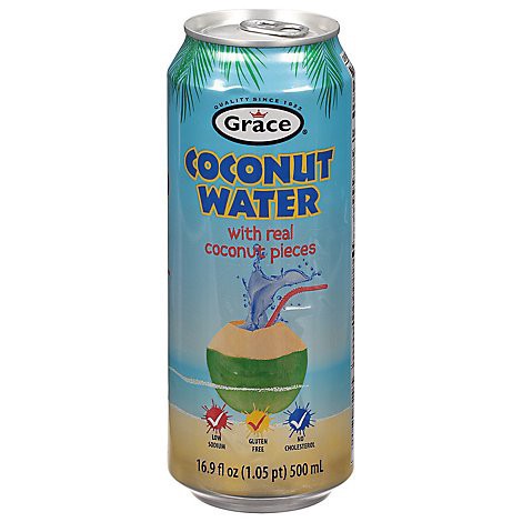 slide 1 of 1, Grace Coconut Water - 17.5 Fl. Oz., 17.5 fl oz