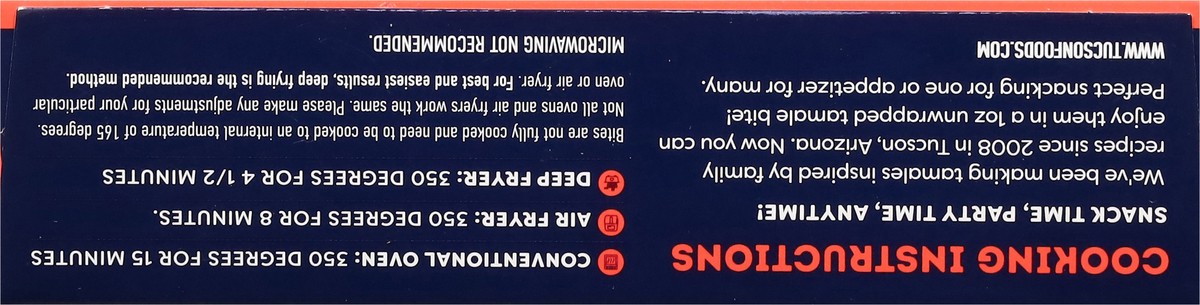 slide 8 of 15, Tucson Foods Chipotle Chicken & Cheese Tamale Bites 10 ea, 10 ct