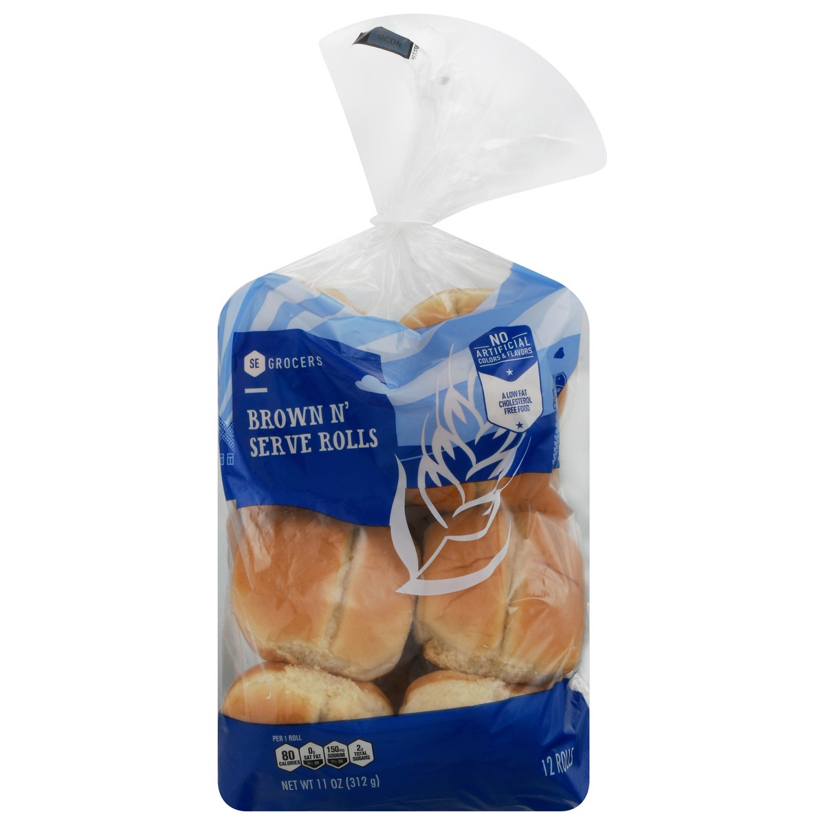 slide 8 of 13, Se Grocers Brown & Serve Dinner Rolls 12 Count, 11 oz
