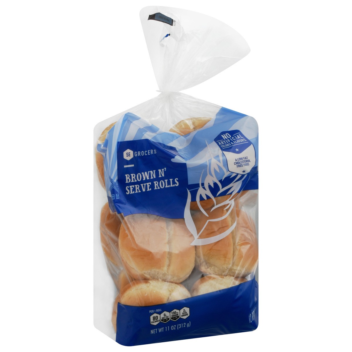 slide 9 of 13, Se Grocers Brown & Serve Dinner Rolls 12 Count, 11 oz