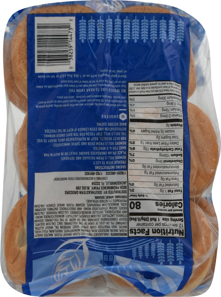 slide 5 of 13, Se Grocers Brown & Serve Dinner Rolls 12 Count, 11 oz