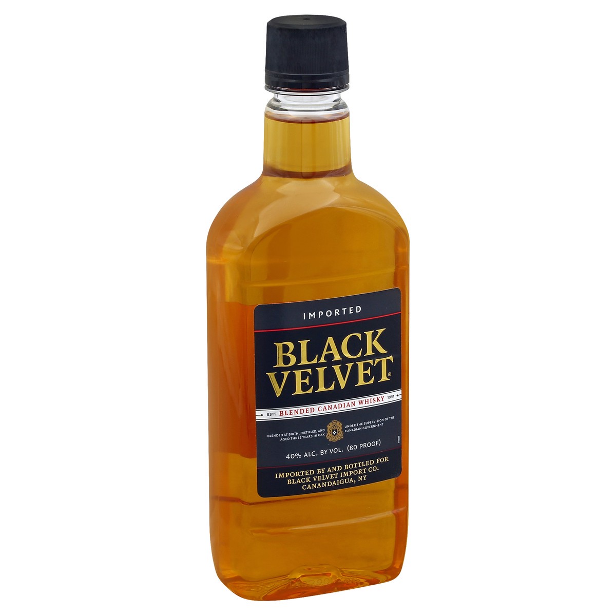 slide 2 of 3, Black Velvet Canadian Whisky, 750 ml