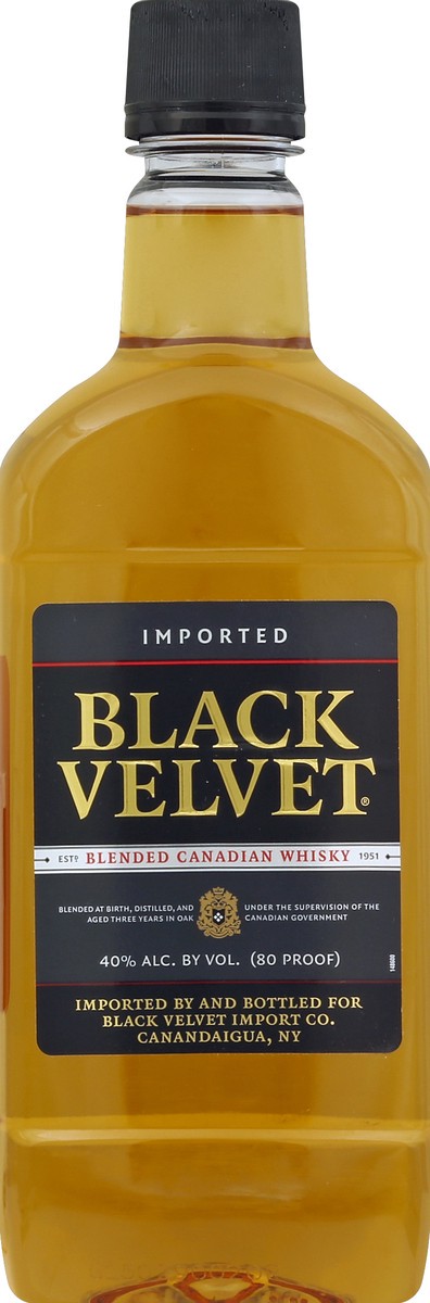 slide 1 of 3, Black Velvet Canadian Whisky, 750 ml