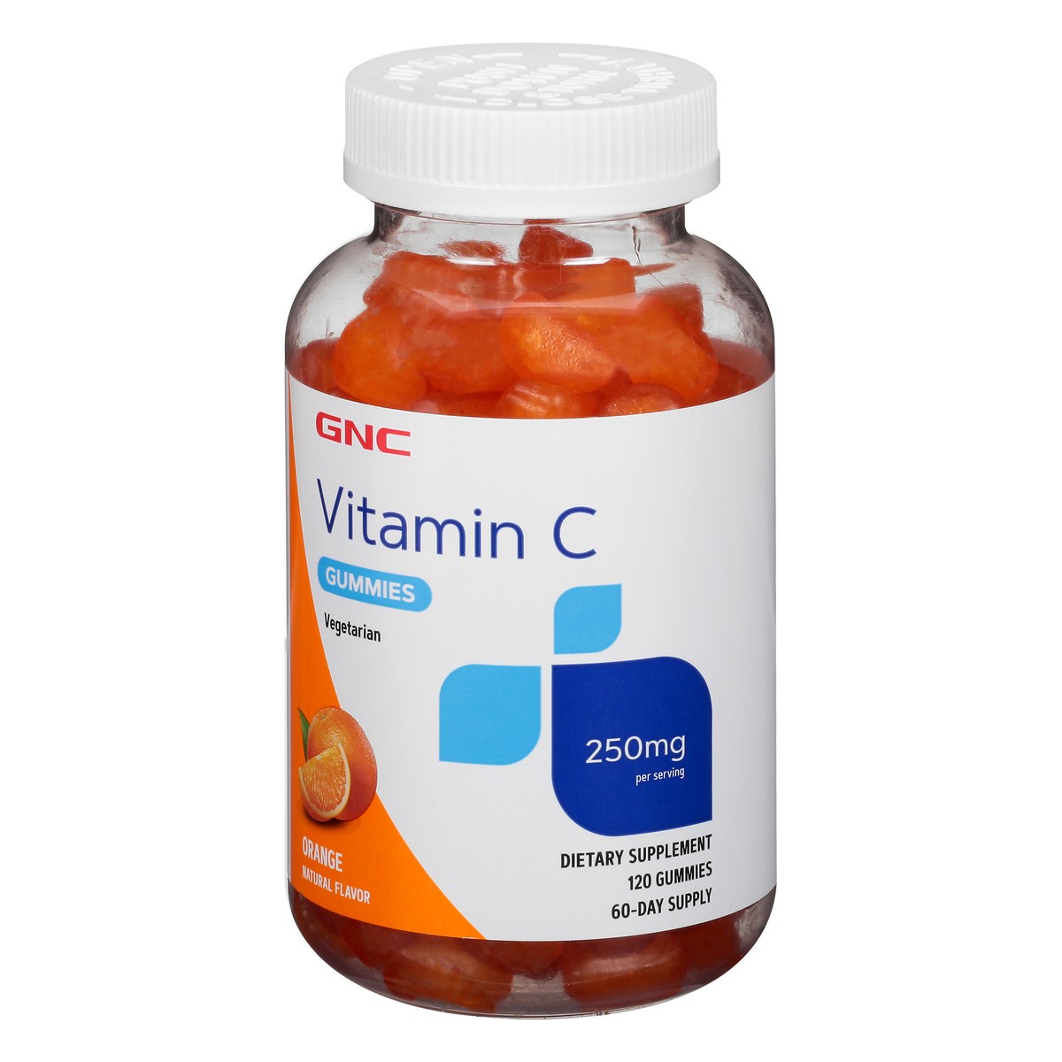 slide 3 of 12, GNC Gummies 250 mg Orange Vitamin C 120 ea, 120 ct