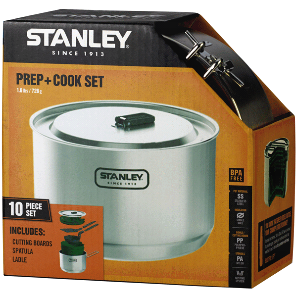 slide 1 of 1, Stanley Adventure Prep and Cook Set - 10-01715-001, 10 ct