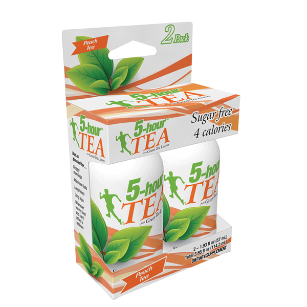 slide 1 of 1, 5-hour ENERGY 5-hour TEA Shots, Peach Flavored Energy Shot - 2 ct, 2 ct