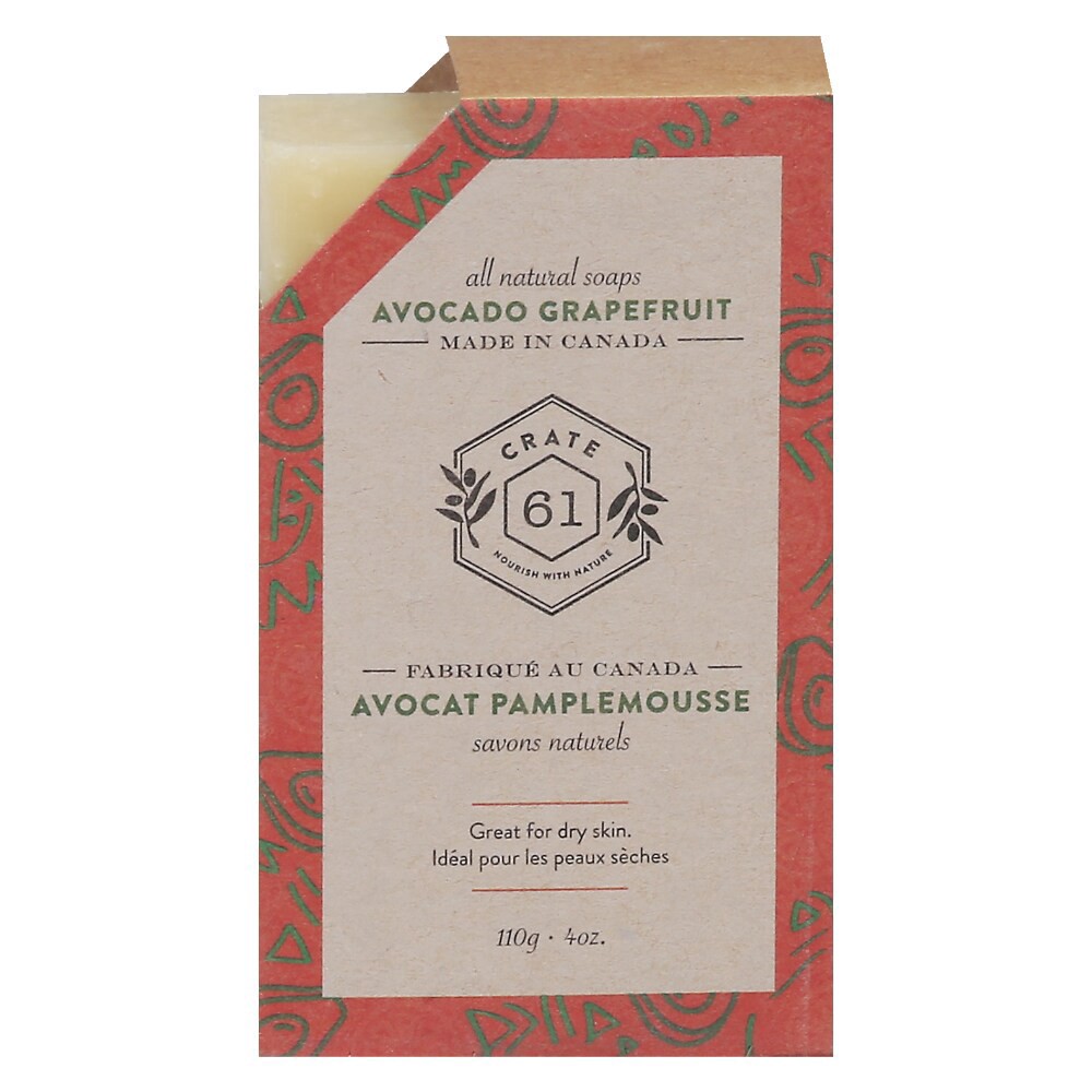slide 2 of 3, Crate 61 Avocado Grapefruit Soap, 4 oz