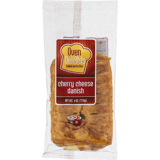 slide 1 of 1, Oven Delights Cherry Cheese Danish, 4 oz