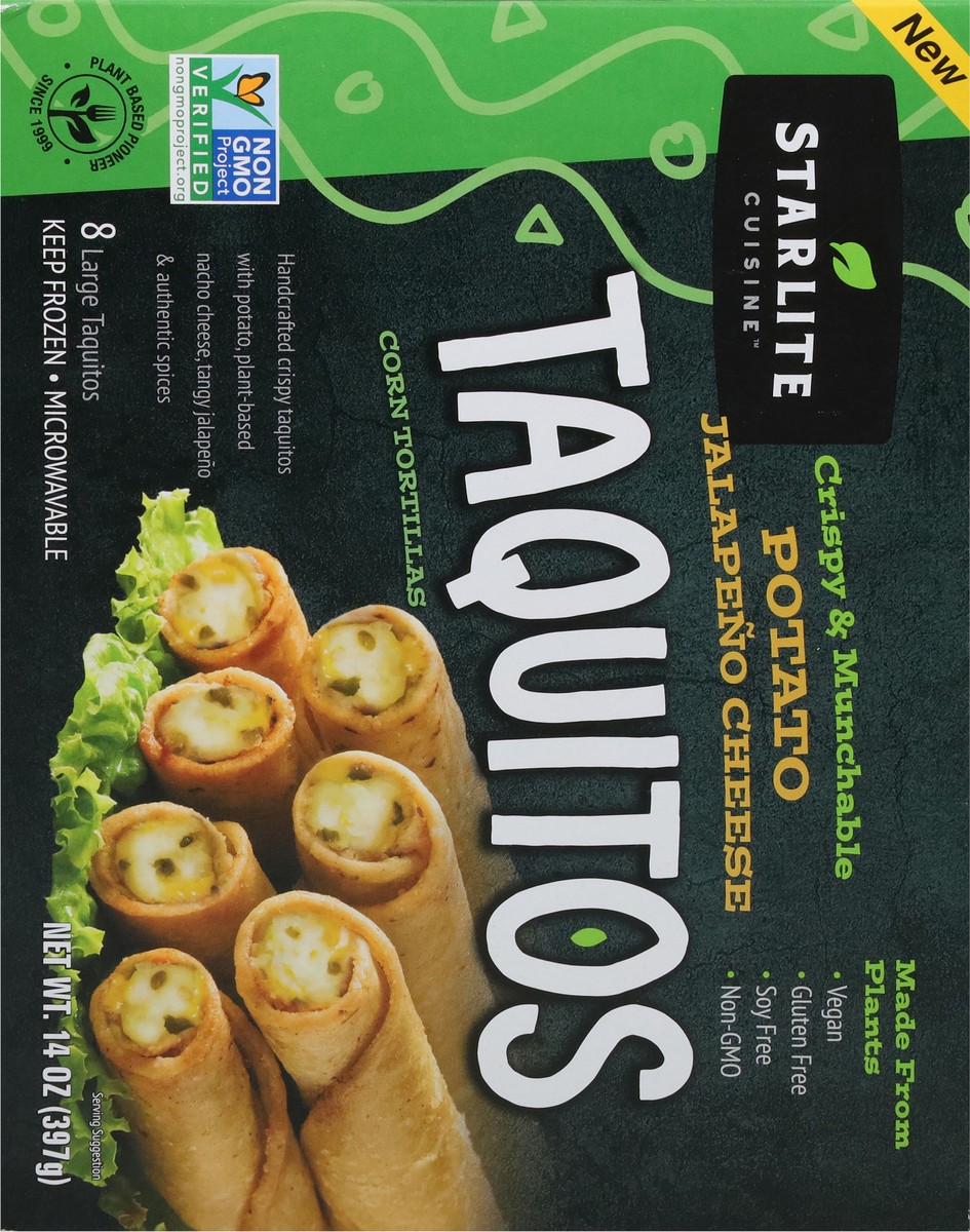slide 17 of 18, Starlite Cuisine Potato Jalapeno Cheese Large Taquitos 8 Each, 8 ct