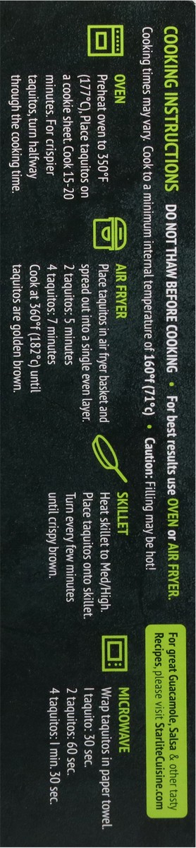 slide 18 of 18, Starlite Cuisine Potato Jalapeno Cheese Large Taquitos 8 Each, 8 ct