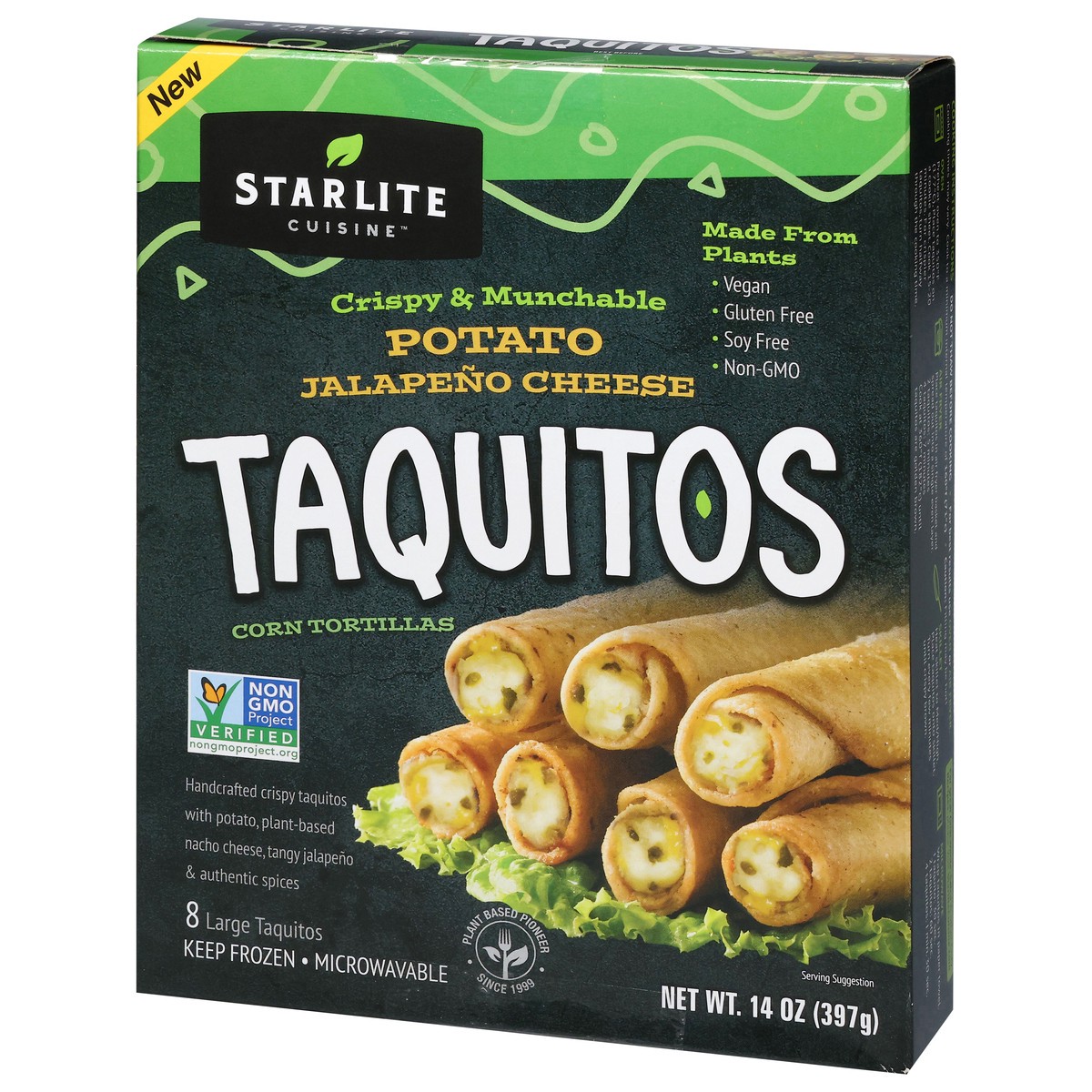 slide 13 of 18, Starlite Cuisine Potato Jalapeno Cheese Large Taquitos 8 Each, 8 ct