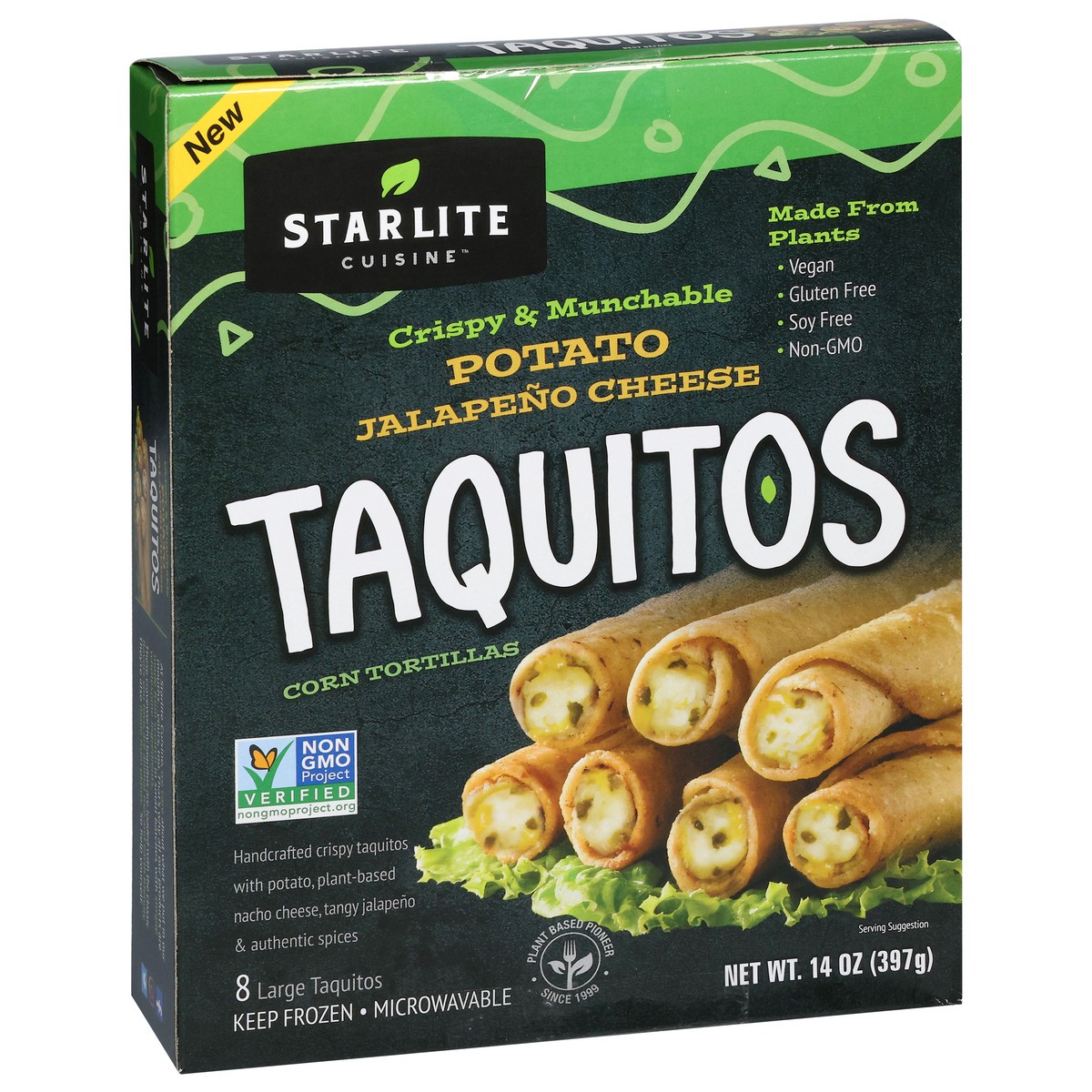 slide 6 of 18, Starlite Cuisine Potato Jalapeno Cheese Large Taquitos 8 Each, 8 ct