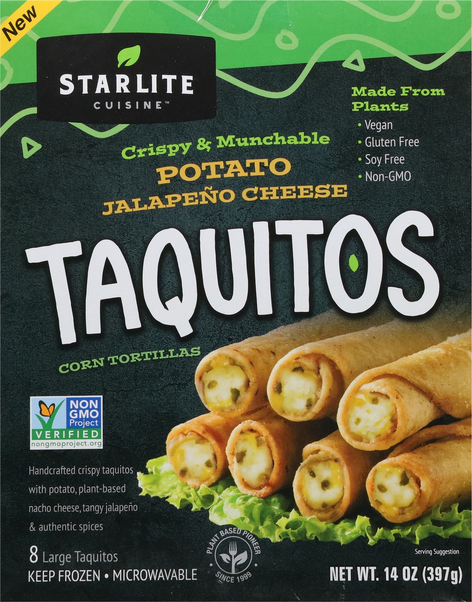 slide 8 of 18, Starlite Cuisine Potato Jalapeno Cheese Large Taquitos 8 Each, 8 ct