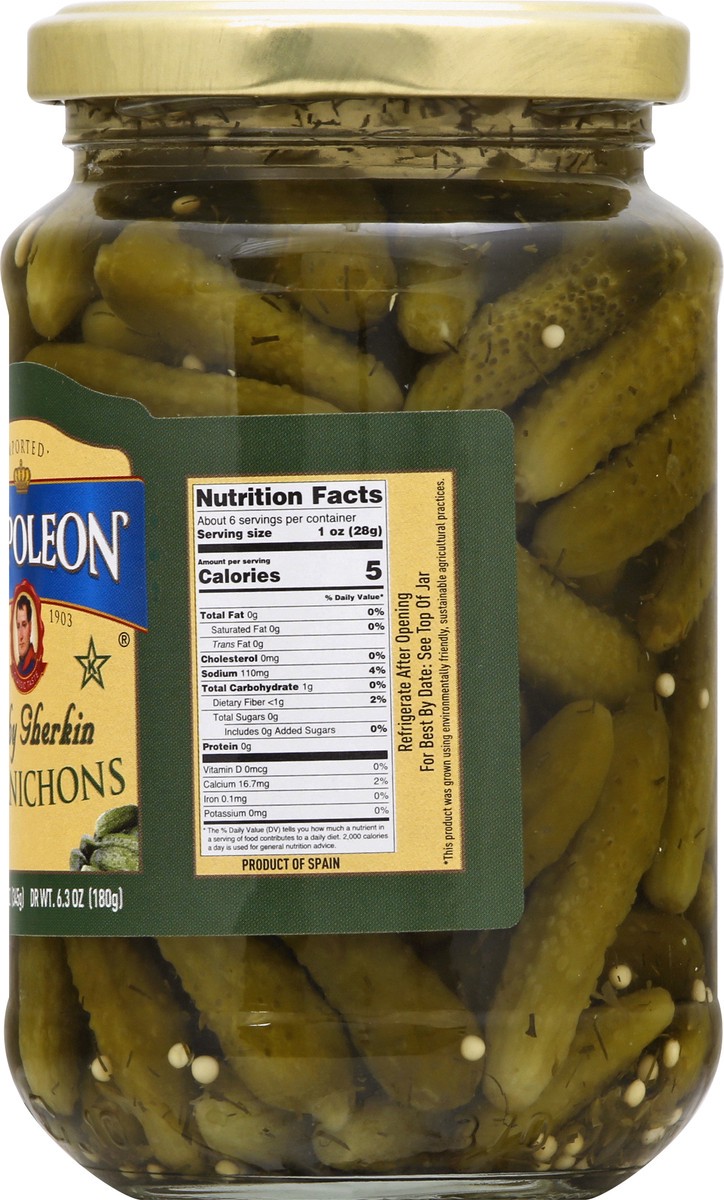 slide 12 of 12, Napoleon Baby Gherkin Cornichons - 12 oz, 12 oz