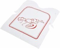 slide 1 of 1, ProFresh Lobster Bib - 4 Count - White, 4 ct