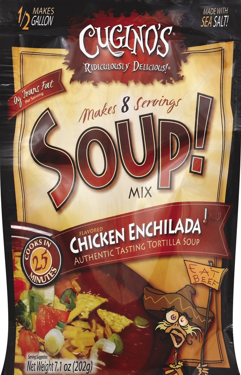 slide 3 of 3, Cugino's Chicken Enchilada Soup Mix, 7.1 oz