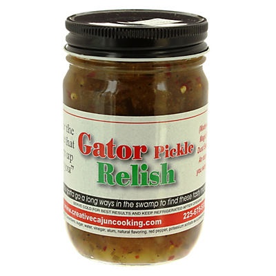 slide 1 of 1, Creative Cajun Cooking Gator Pickle Relish, 14.5 oz