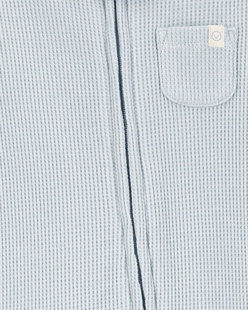 slide 2 of 2, Carter's Baby 1-Piece Thermal Textured Footie Pajamas Blue PRE, 1 ct