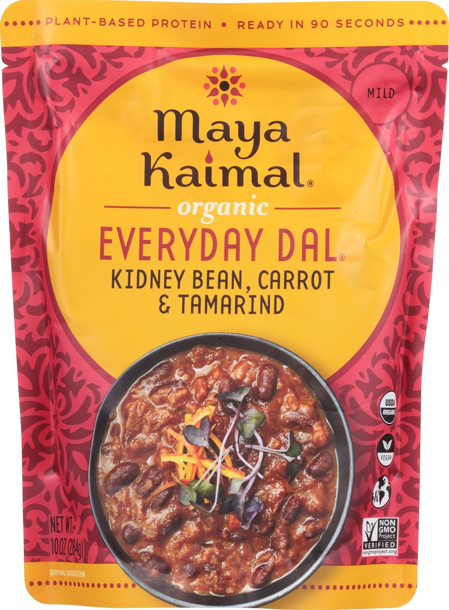 slide 9 of 9, Maya Kaimal Org Dal Kidney Bean, 10 oz