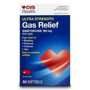 slide 1 of 1, CVS Health Gas Relief Ultra Strength, 50 ct; 180 mg