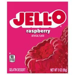 Jell-O Raspberry Gelatin Dessert Mix, 3 oz Box